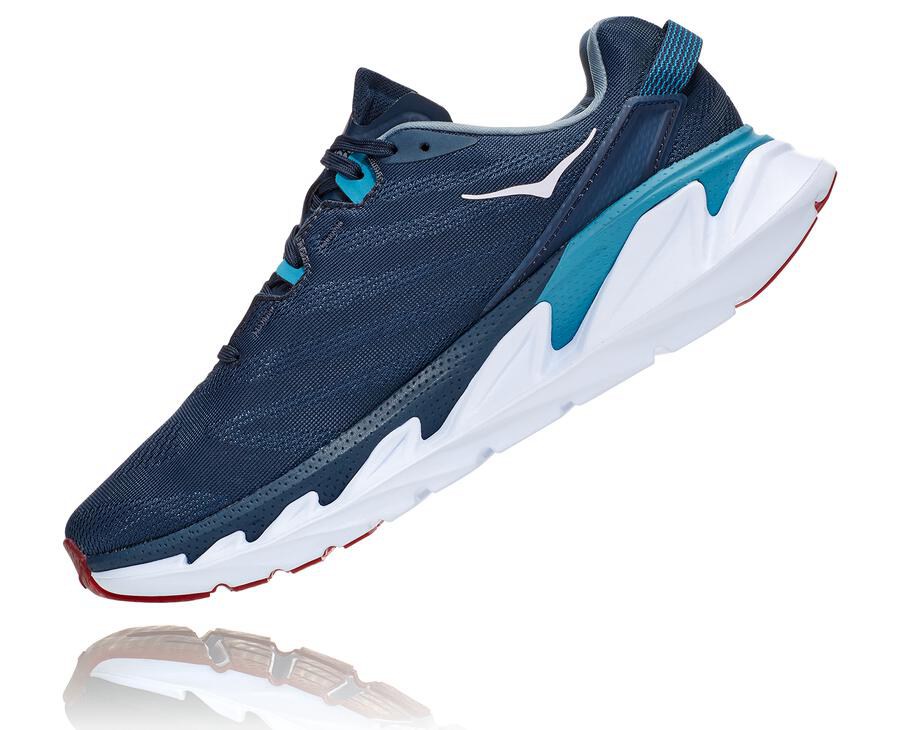 Hoka One One Running Shoes Mens Navy/White - Elevon 2 - 54281ABRW